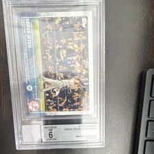 Topps 2015 Base Set #319 Derek Jeter Yankees BGS 9 Baseball Card