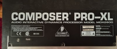 Dynamik-Prozessor Behringer Composer PRO-XL MDX2600 Audio Kompressor