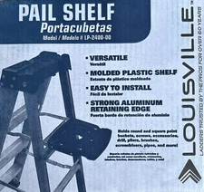 LOUISVILLE LADDER LP-2400-00 Pail Shelf