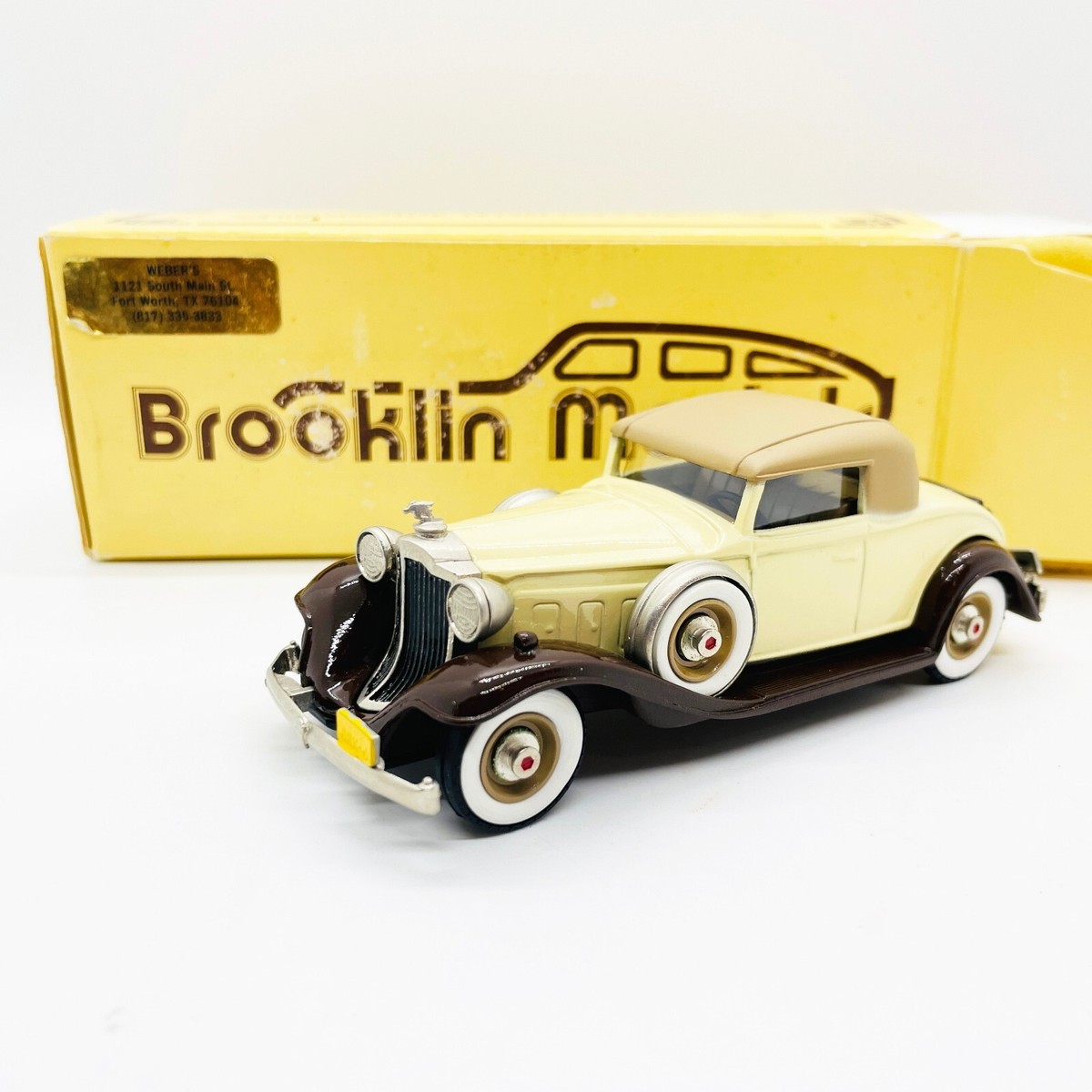 Brooklin Models Brk. 6 1932 Packard Light 8 Coupe w/ Box Brooklin Models Brk. 6 1932 Packard Light 8 Coupe w/ Box