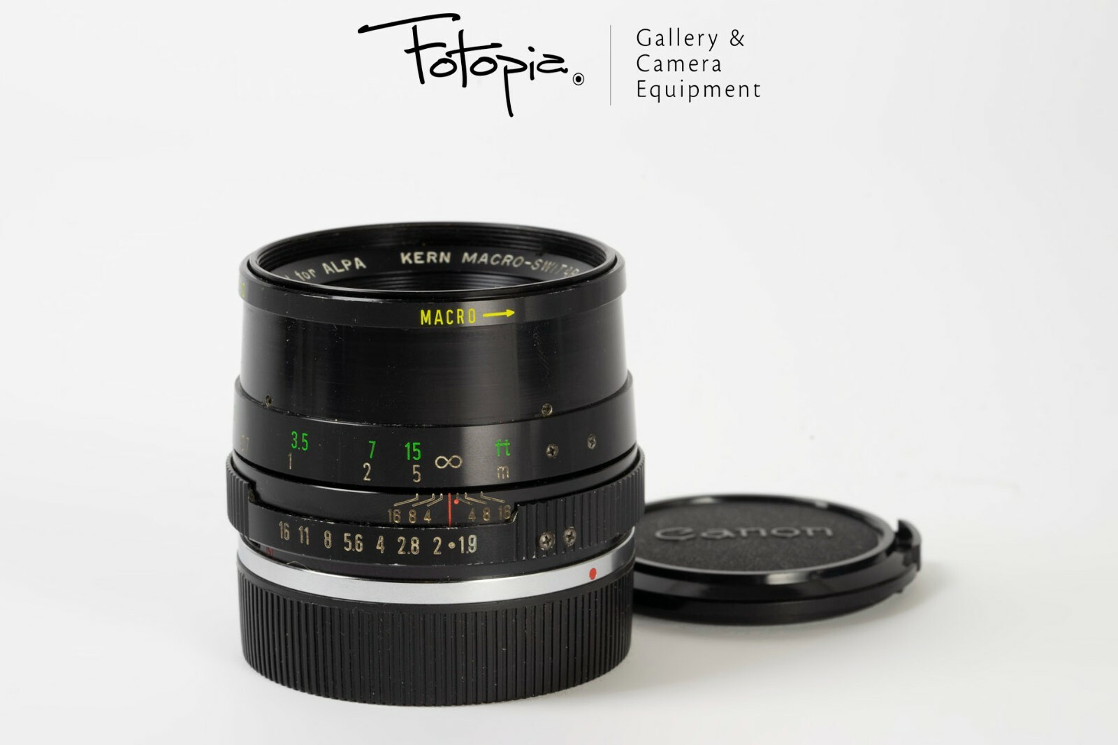 Alpa Kern-Macro-Switar 50mm F1.9 - M42, modified to Leica R mount (85%new)