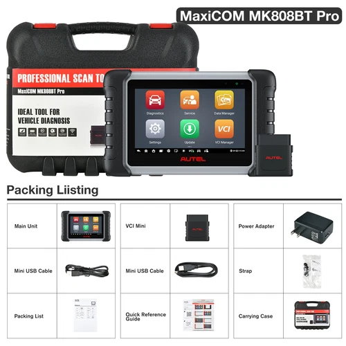 Autel Scanner MaxiCOM MK808BT PRO Diagnostic Tool Full Bidirectional Control AUS - Picture 11 of 16