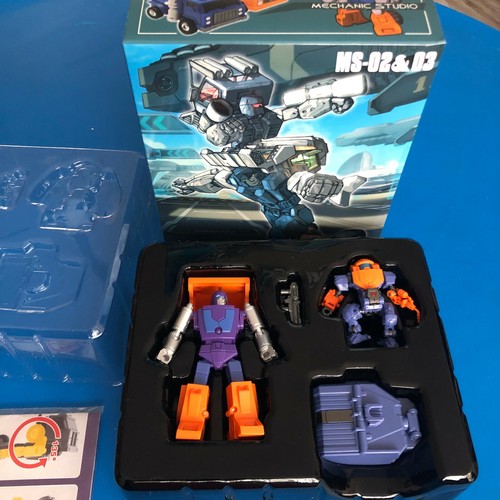 Mechanic Studio Transformers 3rd Party Autobot HUFFER MS-02 ENGINEER 2018 Boxed - Picture 4 of 12