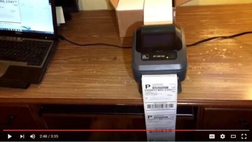 4" x 6" Thermal Shipping Fanfold 2000 Labels Zebra Printer Made In The USA - Picture 4 of 5