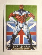 2024 Marvel Masterpieces '92 Platinum Captain Britain Canvas #15