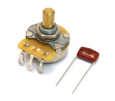  1 Genuine Fender 250k Audio Solid Shaft Guitar/Bass Control Pot 099-0831-000