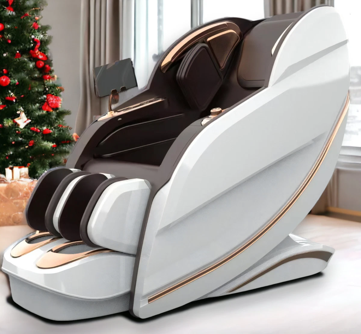 Electric 6D SL Track Full Body Massage Chair Zero Gravity