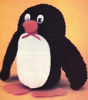 ADORABLE PJ Penguin/Toy/ Crochet Pattern INSTRUCTIONS ONLY