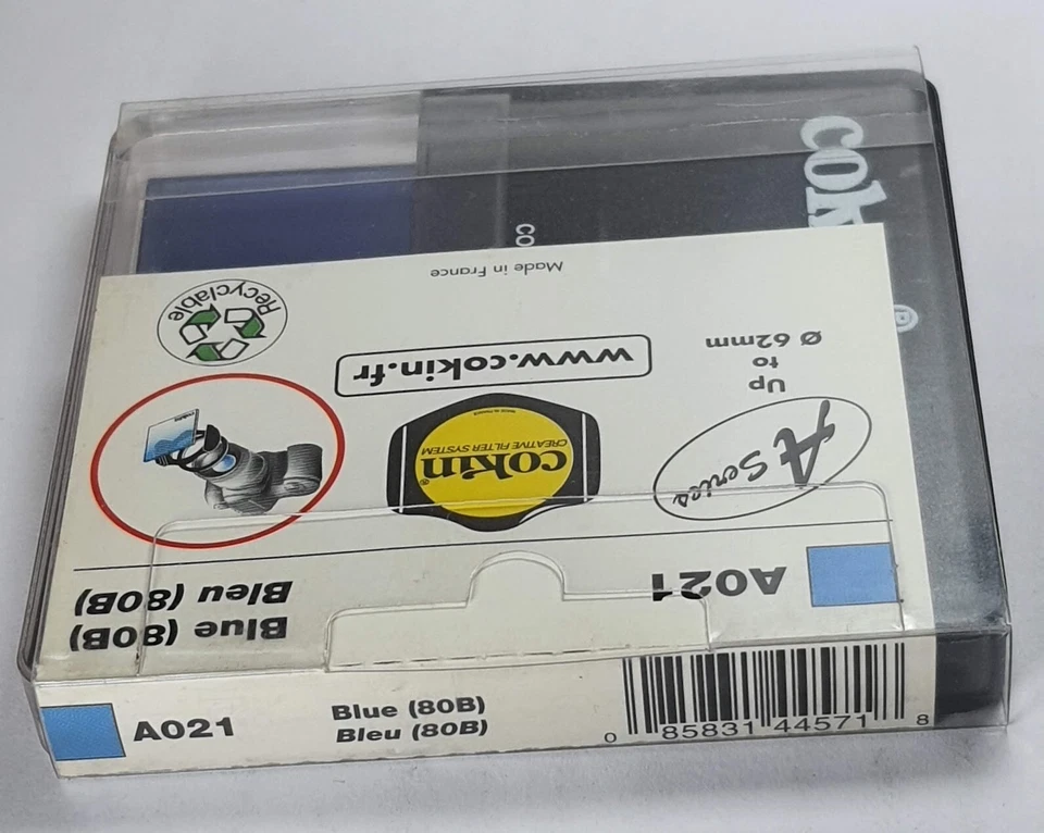 COKIN CREATIVE FILTER A SERIES SYSTEM A021 80B Color Conversion Resin Filter - Image 3 of 4