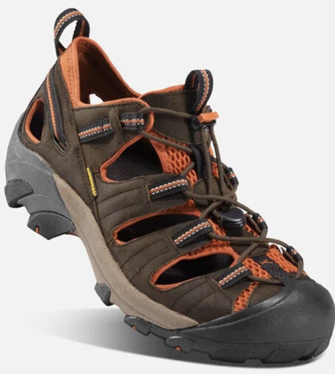 KEEN Men\'s Arroyo II Waterpooof Hiking Sandals Brown Orange Outdoor Size 13 Men main image 3