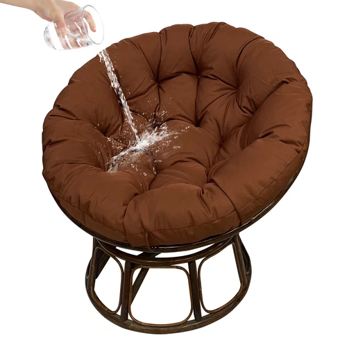 Papasan Chair Cushion Waterproof Oxford Cloth Circle Stuffed Egg Chair Cushions - Picture 57 of 111