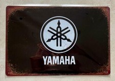 YAMAHA METAL SIGN MAN CAVE MOTORBIKE GARAGE WORKSHOP GIFT SHOWROOM 20x30