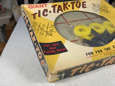 その他 La kasketia / toyKasket Vintage Retro Giant TIC-TAC-TOE Game - Hassenfeld Bros - Tucket