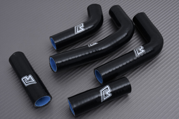 Tuyau de radiateur d'eau noir Kawasaki Z250 kit durite refroidissement moteur pour Z-250 2013 2014