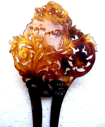 ANTIQUE HAIR COMB -  NO US IMPORT FEES - Foto 21 di 21