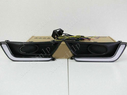 For 2017-19 Honda CR-V LED DRL Daytime running lights/ Turn Signal Lights Lamps - Picture 2 of 6