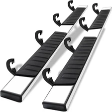 6" Running Boards Compatible with 07-18 Chevy Silverado/GMC Sierra 1500 Crew Ca