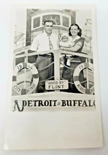Detroit to Buffalo Ferry Photograph Postcard 1994 Good By Flint