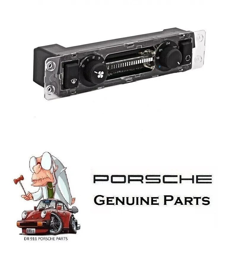 PORSCHE 944 968 HEATER CONTROL PANEL GENUINE 9446530210301C 944
