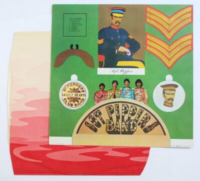 THE BEATLES Sgt Peppers psych UK 1967 Parlophone PMC 7027 XEX 367