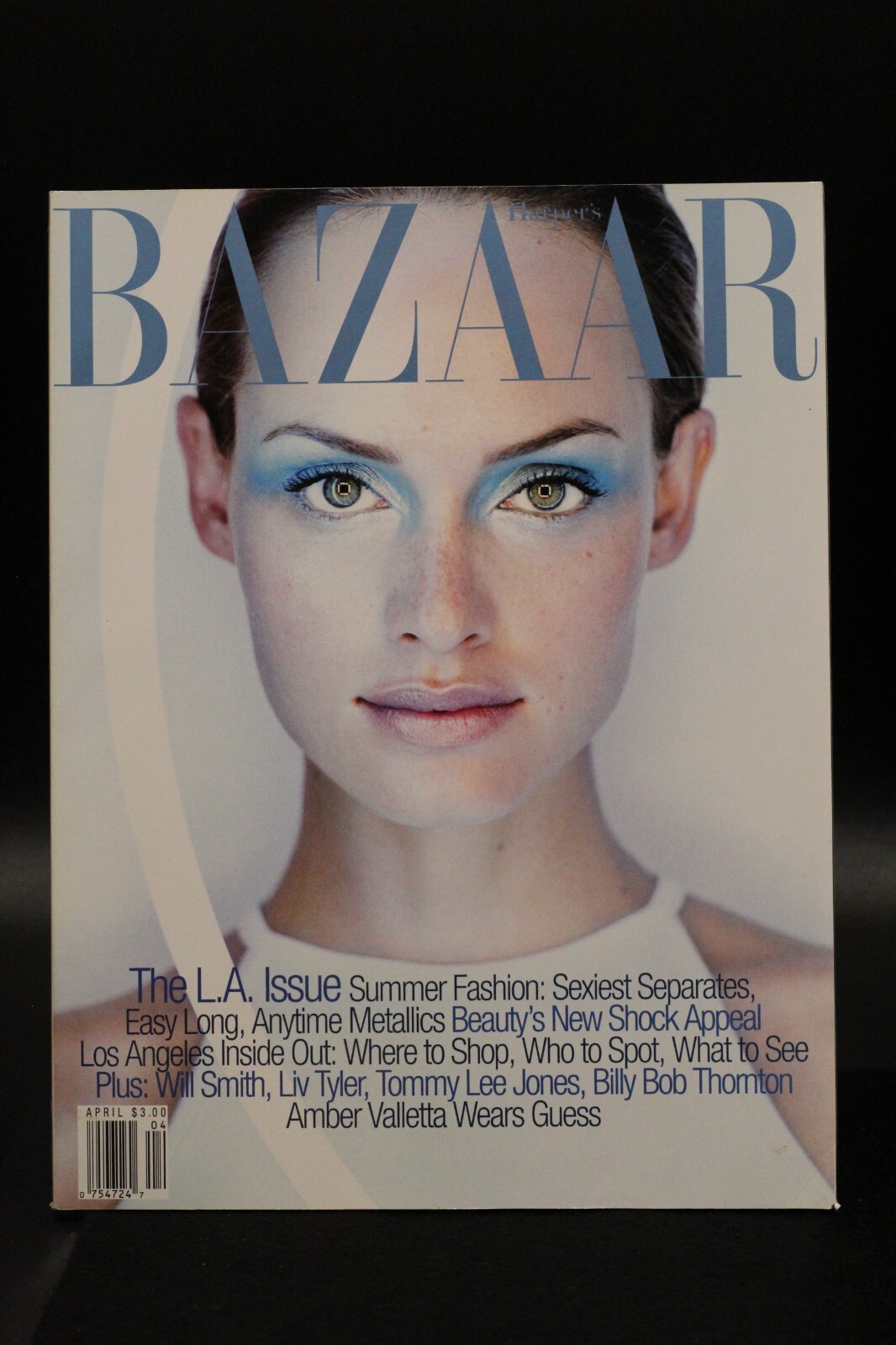 Harper's Bazaar Apr 1997 Amber Valletta Cover Liv Tyler Tommy Lee Jones VF/NM
