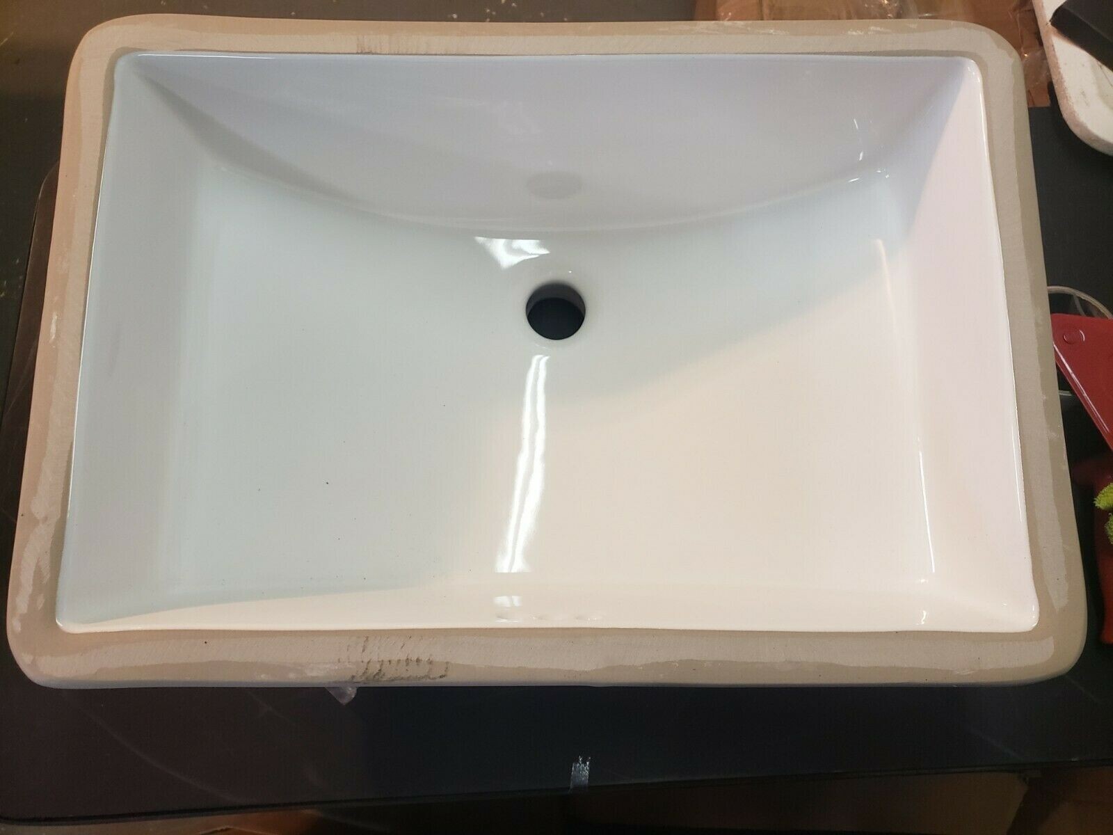 Signature Hardware SHU1812WH Myers Porcelain Undermount Bathroom Sink