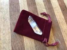 Quartz Crystal W/ Diamond Window Fortune Telling Prophecy Scrying Divination 305