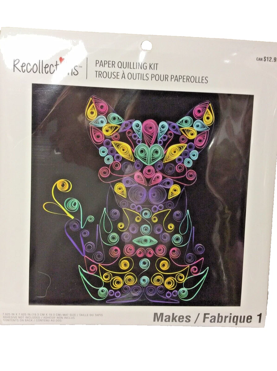 Swirl Print Cat Paper Quilling Kit by Recollections Michaels, Paper