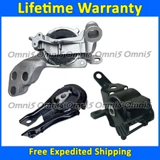 K4444 Motor & Transmission Mount Set 3pc For 2018-2021 Mazda 6 2.5L Turbo AUTO