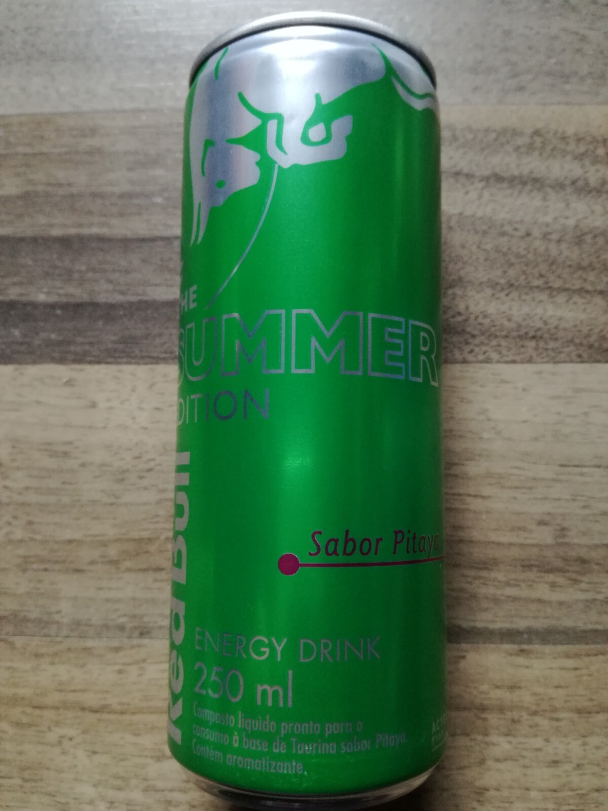 1 lata de bebida energética Red Bull Summer Sabor Pitaya Brasil vacía lata de 250 ml