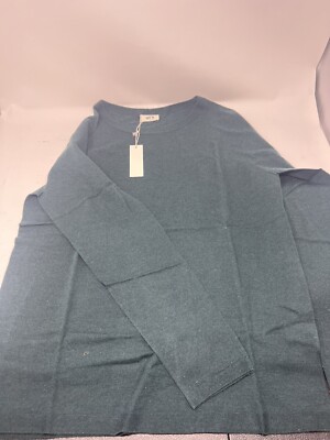 NWT GIL'B WOOL BLEND FOREST GREEN SWEATER SIZE XL