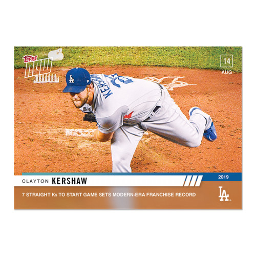 2019 Topps Now 683 Clayton Kershaw