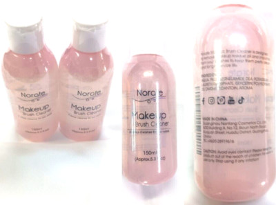 2 MAKEUP BRUSH CLEANER SOLUTION 5.3OZ FOR BRUSHES SPONGES NORATE EXP 11/2025