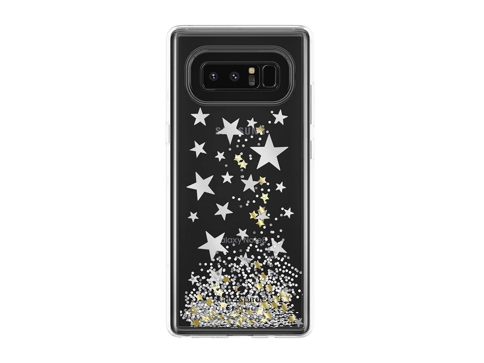 Funda protectora Kate Spade NY para teléfono Samsung Note 8 Charlotte rayas/estrellas brillantes Foto 2 de 2
