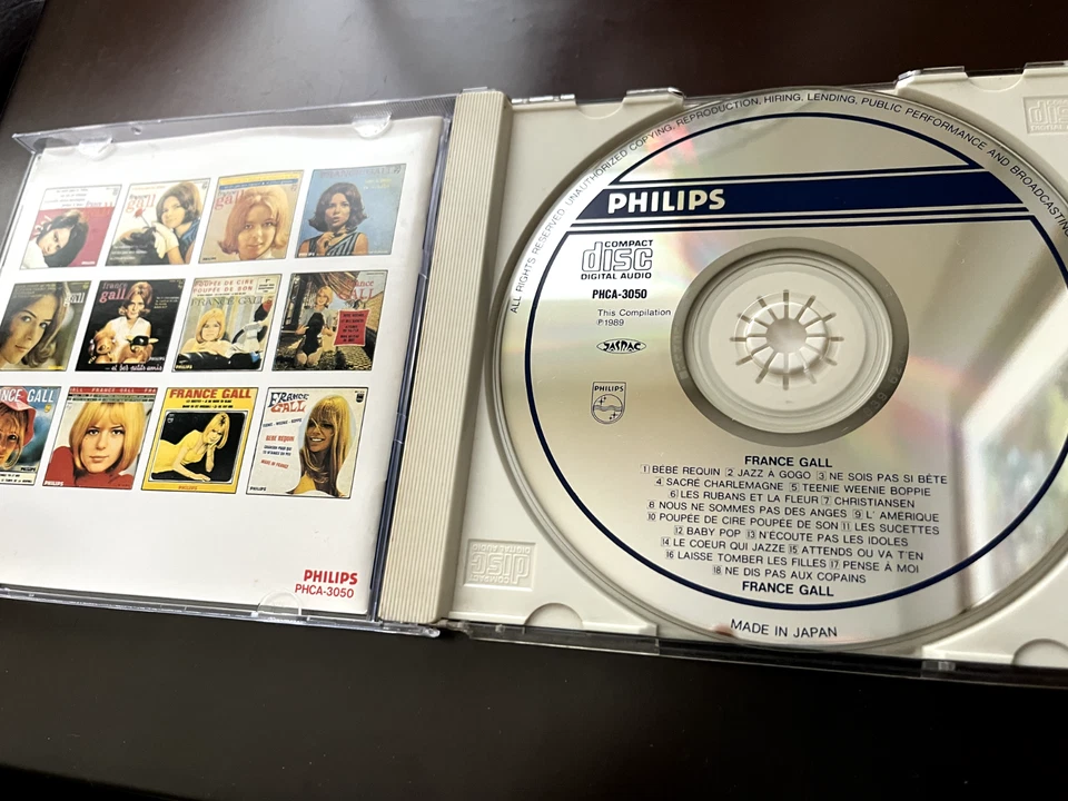 France Gall  (CD, 1989, PHCA-3050, Phonogram, Japan) BB41 Foto 3 de 4