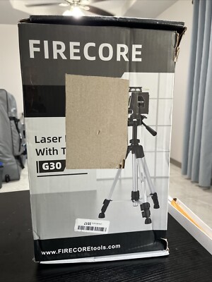 Firecore Laser Level with Tripod G30, 82Ft Green Self Leveling 360