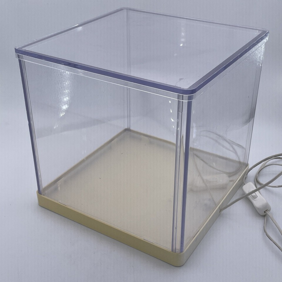 Ikea Synas LED Display Box Lighting Lightbox 24x24x24cm 9x9x9in Perspex