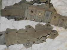WW2 USGI  M-1 garand cartridge belt 10 pocket project or display