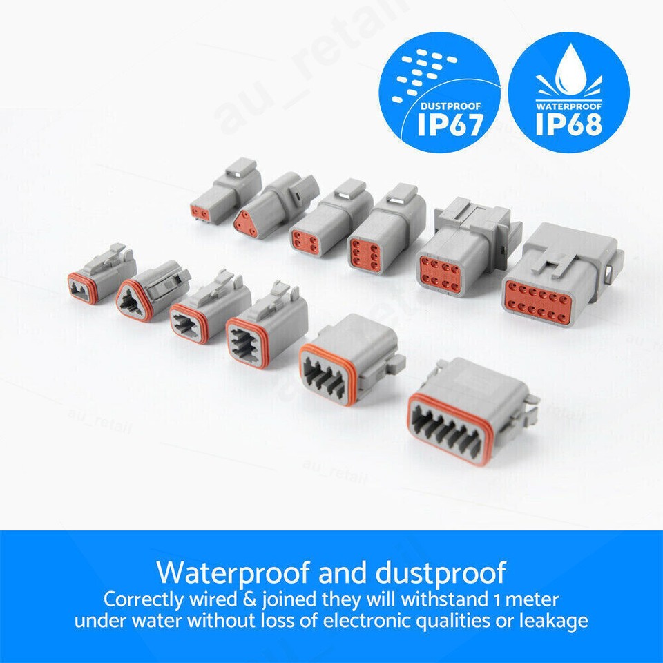 Deutsch DT 1600PC Connector Plug Kit With Genuine Deutsch Crimp Tool