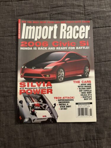 Import Racer Magazine Civic Si 2005 Performance Tuner Modified Car 90s 200s Y2K - Picture 1 of 4