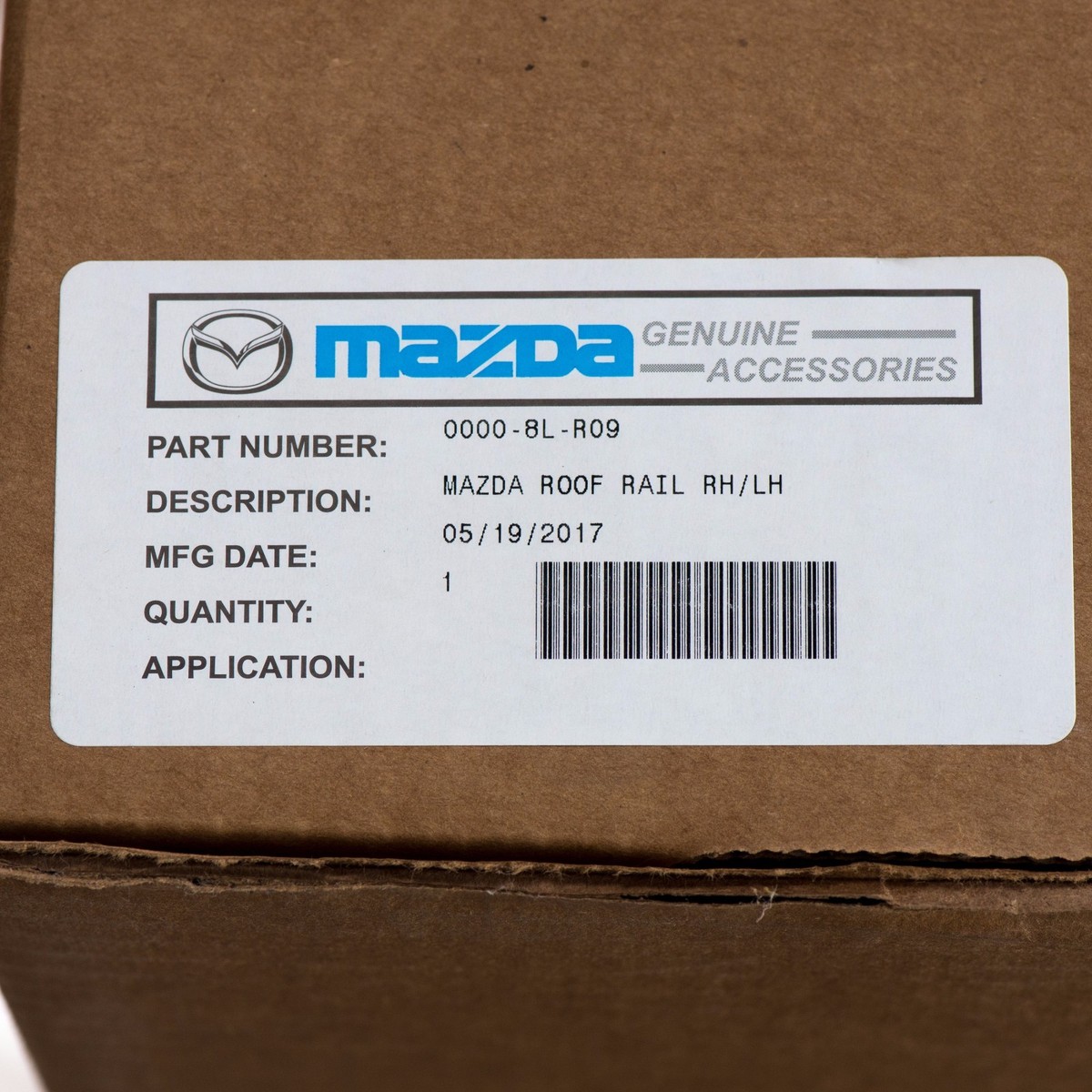 バ◯ラ品 OEM BRAND NEW 2017 Mazda CX-5 CX5 Roof Rack Side Rails 00008LR09