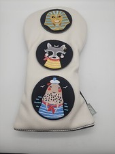 NEW KYTAI Golf Club Head Cover, PU leather, 3 badges Free Shipping 