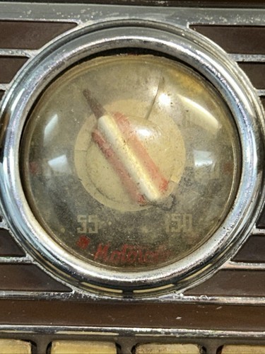 Motorola Dash Mount Radio Head w PB 1930s GM RARE Chevrolet Buick GM MoPar USA - Picture 5 of 24