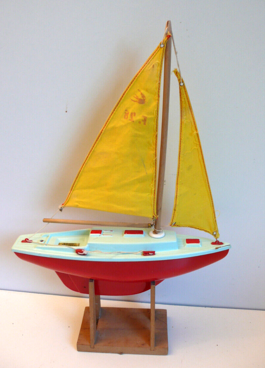 ANCIEN JOUET ,BATEAU ,voilier,yach, marque GIRAUD SAUVEUR de bassin EUR 85,00 - FR