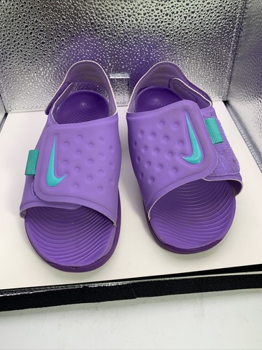 nike sunray sandals purple