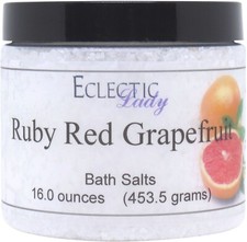 Ruby Red Grapefruit Bath Salts by Eclectic Lady