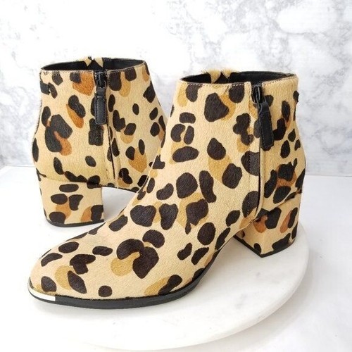 cole haan leopard bootie