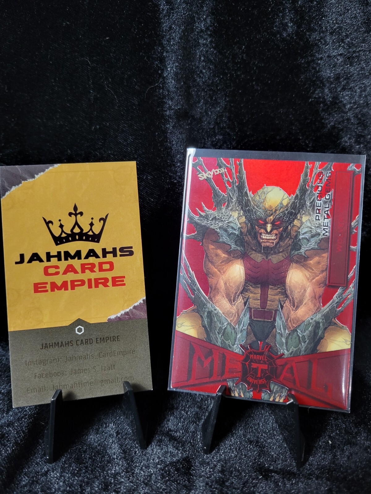 Wolverine 2021 Marvel Metal Universe Spider-Man Precious Metal Gem PMG Red /100