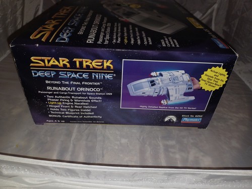 Playmates Star Trek Deep Space Nine Runabout Orinoco Sealed Light Box Damage - Picture 3 of 7