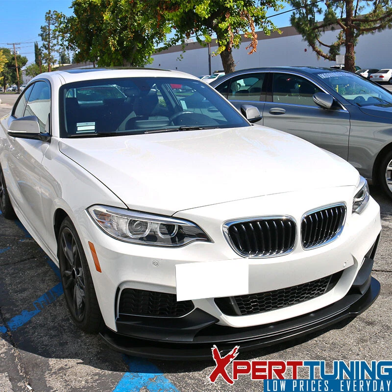 Front Bumper Lip Universal V1 Style Spoiler Splitter Chin PU Unpainted 65"*16" - Image 3 of 4